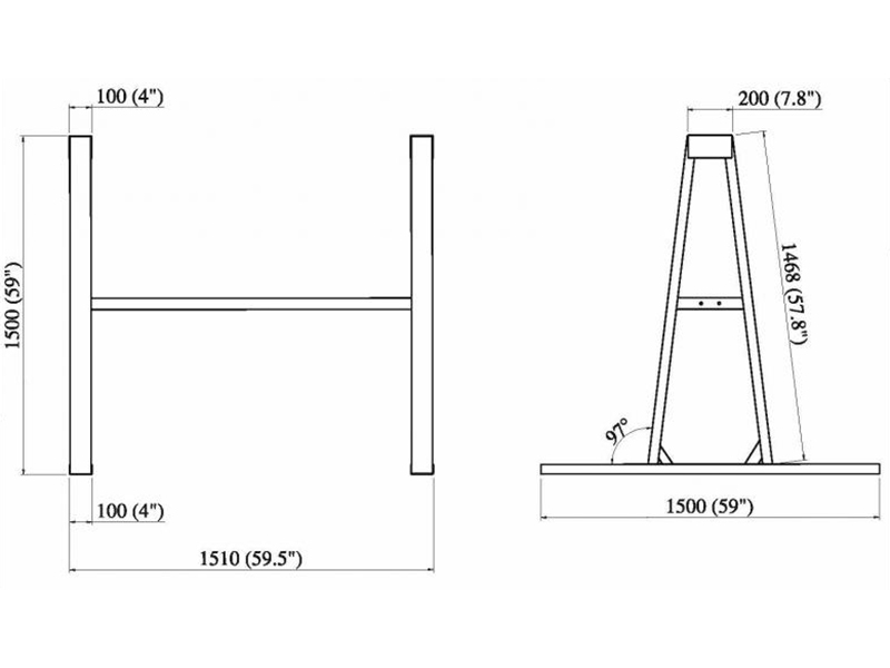 Storage A-Frame (Standard) SAF02S