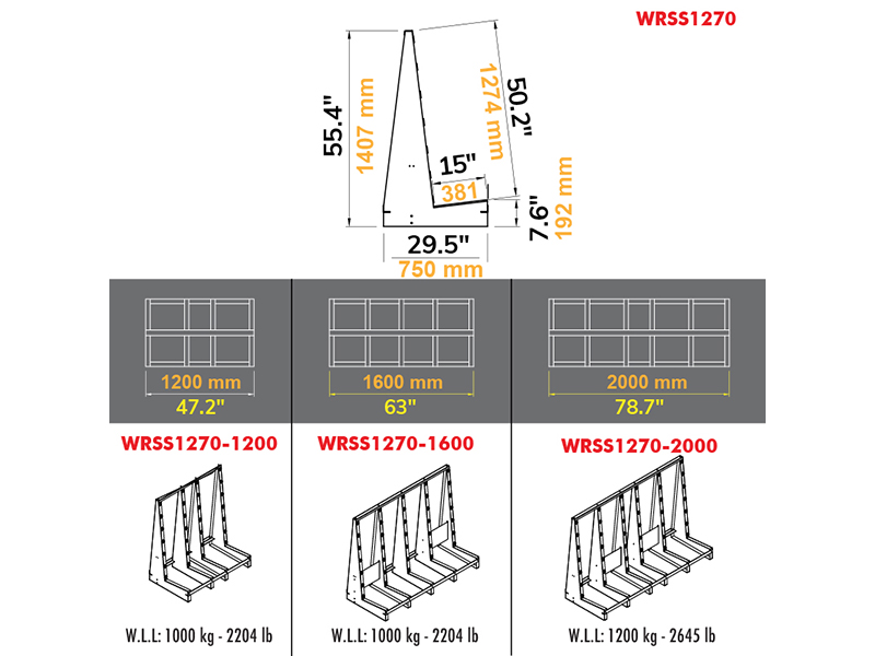 Wolf Rack Single Side WRSS1270