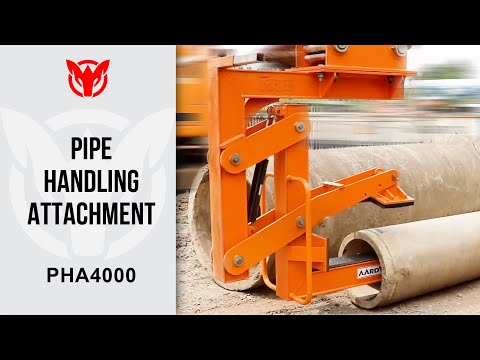 Pipe Handling Attachment PHA4000 product demonstration video thumbnail - Watch tutorial on YouTube