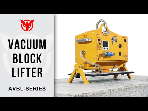 Vacuum Block Lifter (copy) (copy) product demonstration video thumbnail - Watch tutorial on YouTube