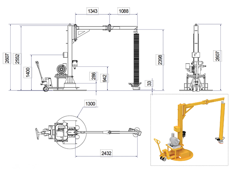 Vacuum Tube Lifter AVTL/CF3