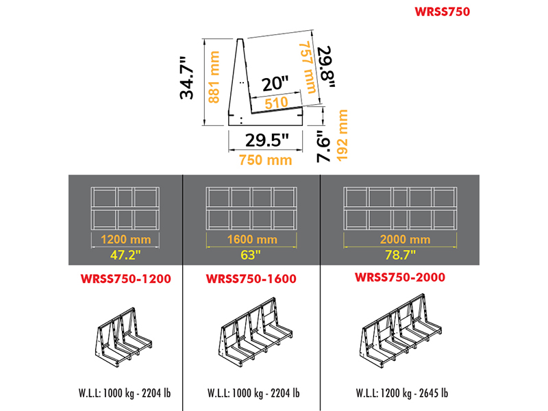 Wolf Rack Single Side WRSS750