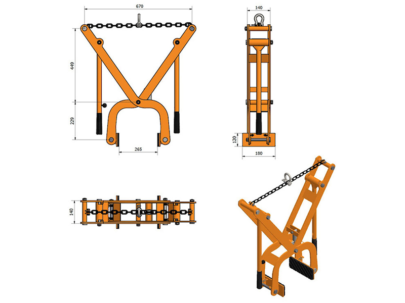 Stone Kerb Clamp ASKC200