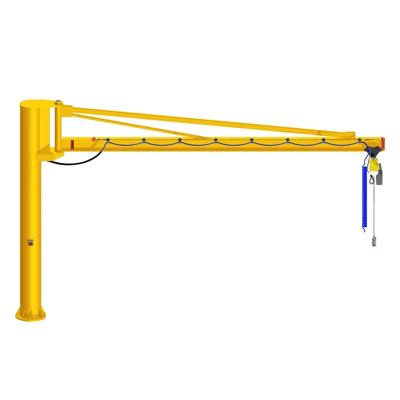 Over Braced Jib Crane - Column Mounted 