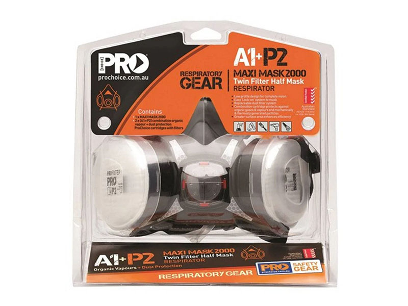 Pro Choice - Assembled Half Mask With A1P2 Cartridge