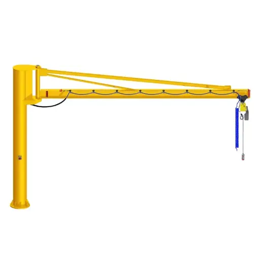 Over Braced Jib Crane - Column Mounted 