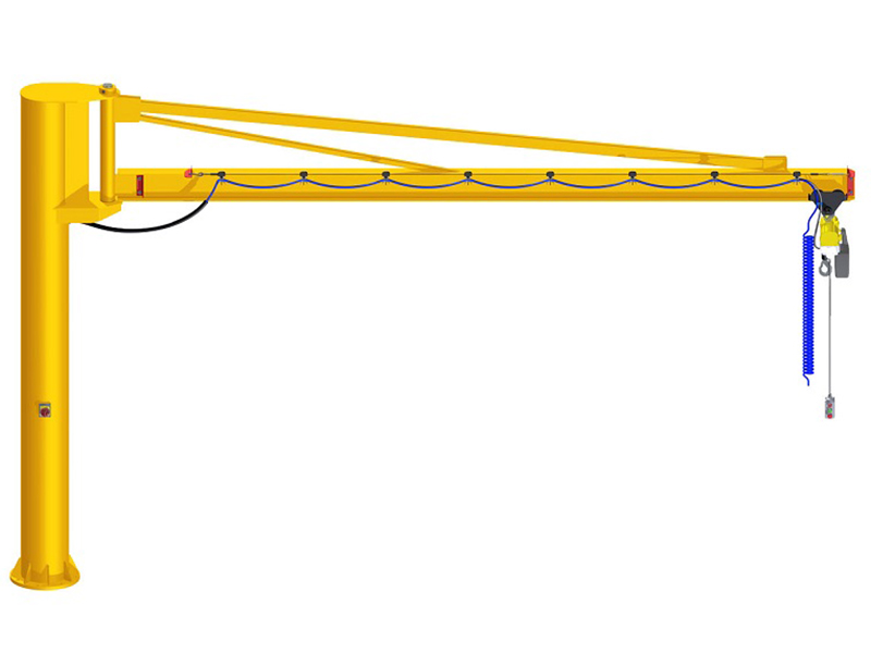 Over Braced Jib Crane - Column Mounted AJCOCM