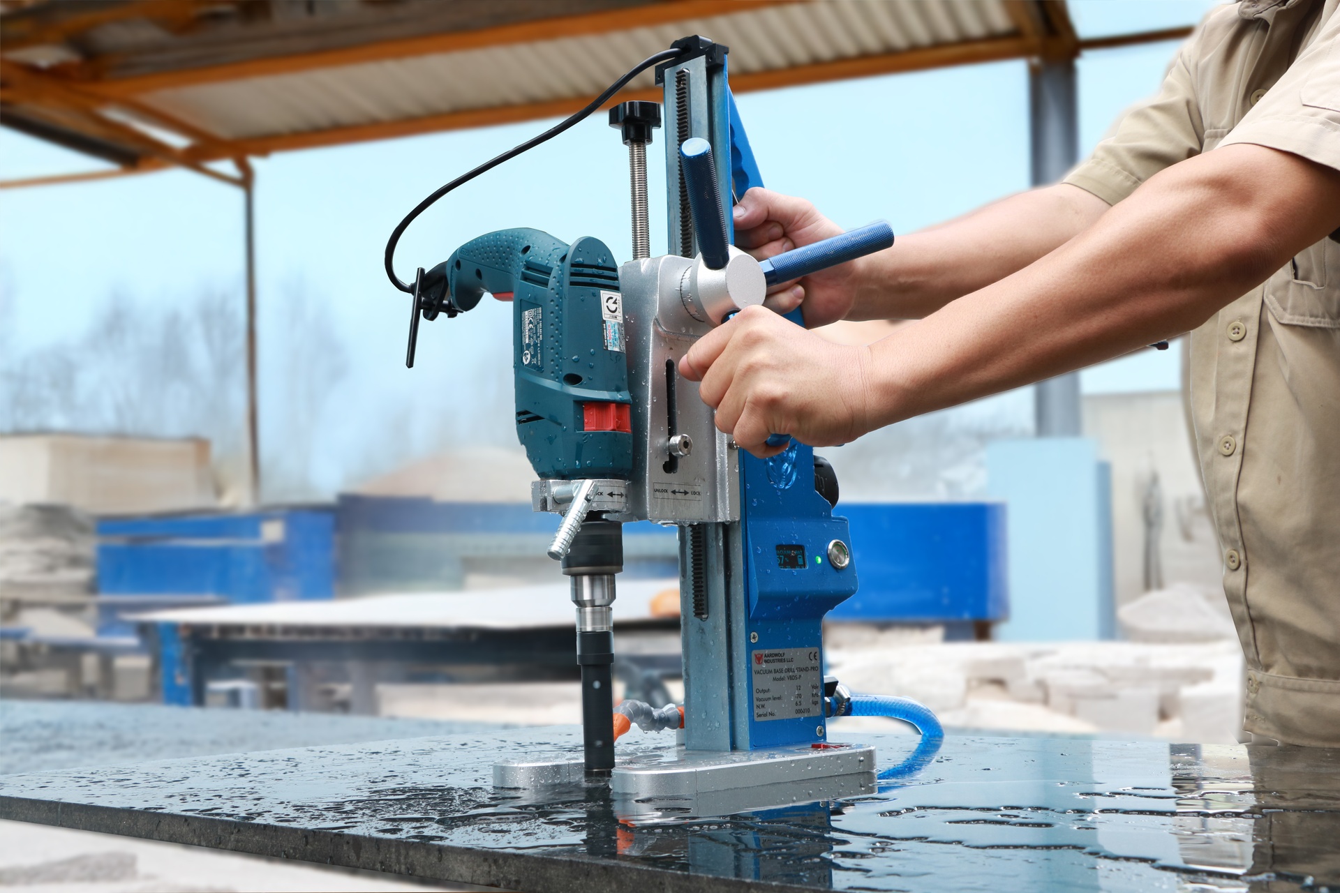 Vacuum Base Drill Pro