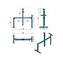 Fiberglass Cutting Stand Including Hand Saw